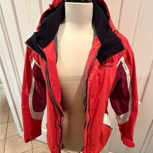 Women's Spyder XT 5000 Snowboard Ski Winter Jacket Coat Red Size 14
